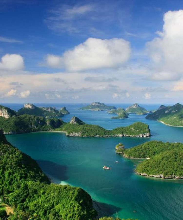 Emerald islands of Ang Thong National Marine Park